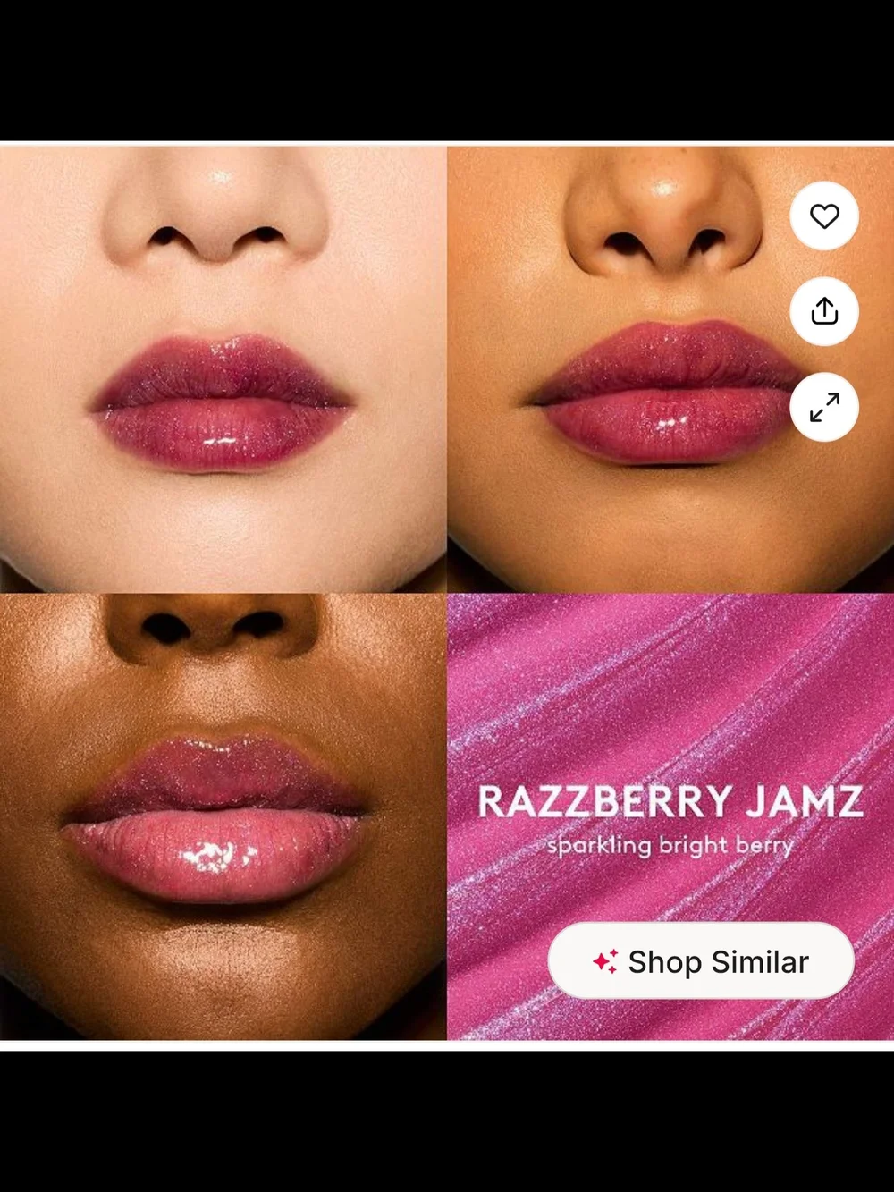 Fenty Beauty Gloss Bomb Lip Gloss - In 04 Razzberry Jamz NIB